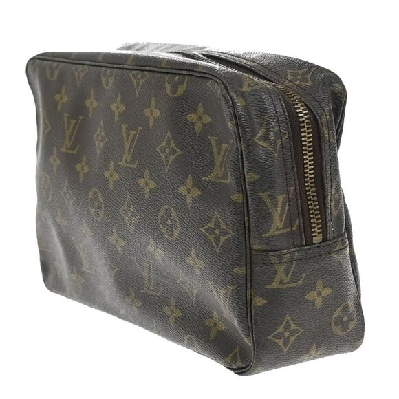 LOUIS VUITTON Trousse Toilette 28 Clutch Hand Bag Monogram Brown - Picture 5 of 5